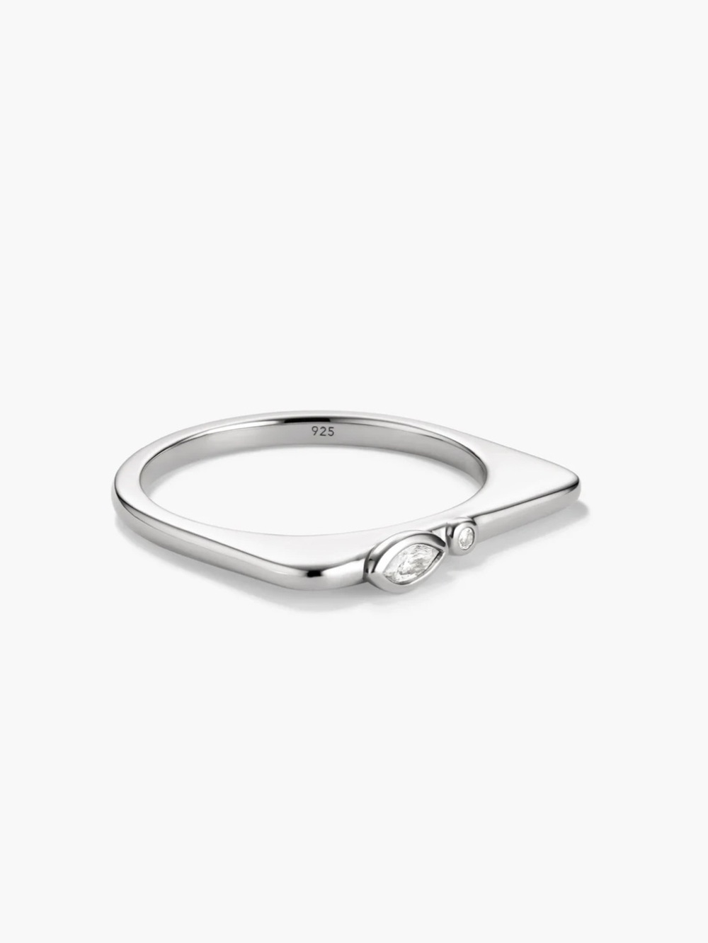 Mejuri Puzzle Stacking Ring — Sterling Silver NWT🤍